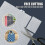 2/1PCS Plastic Mesh Canvas Sheets for Embroidery, Needlepoint Blank, Compatible with Acrylic Yarn 7
