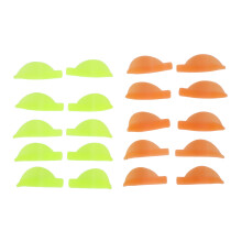 Reusable Soft Curls Eyelash Lift Pads, Moon Shape Eye Pads High Quality Inorganic Silicone for Professional Salon Use Glueless Perm Rod (5PCS)