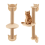 Wooden Cat Climbing Shelf Wall-Mounted 3-Tier 6