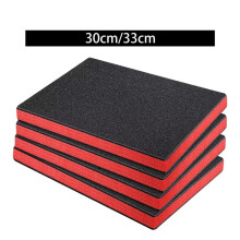 4 Pièces de Mousse de Protection Prédécoupée pour Boîtes à Outils, Appareils Photo et Outils : Feuilles de Rembourrage pour la Fabrication de