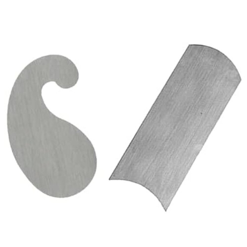 4pcsWoodworking Cabinet Scraper Set - Curved and Straight Scrapers, 2
