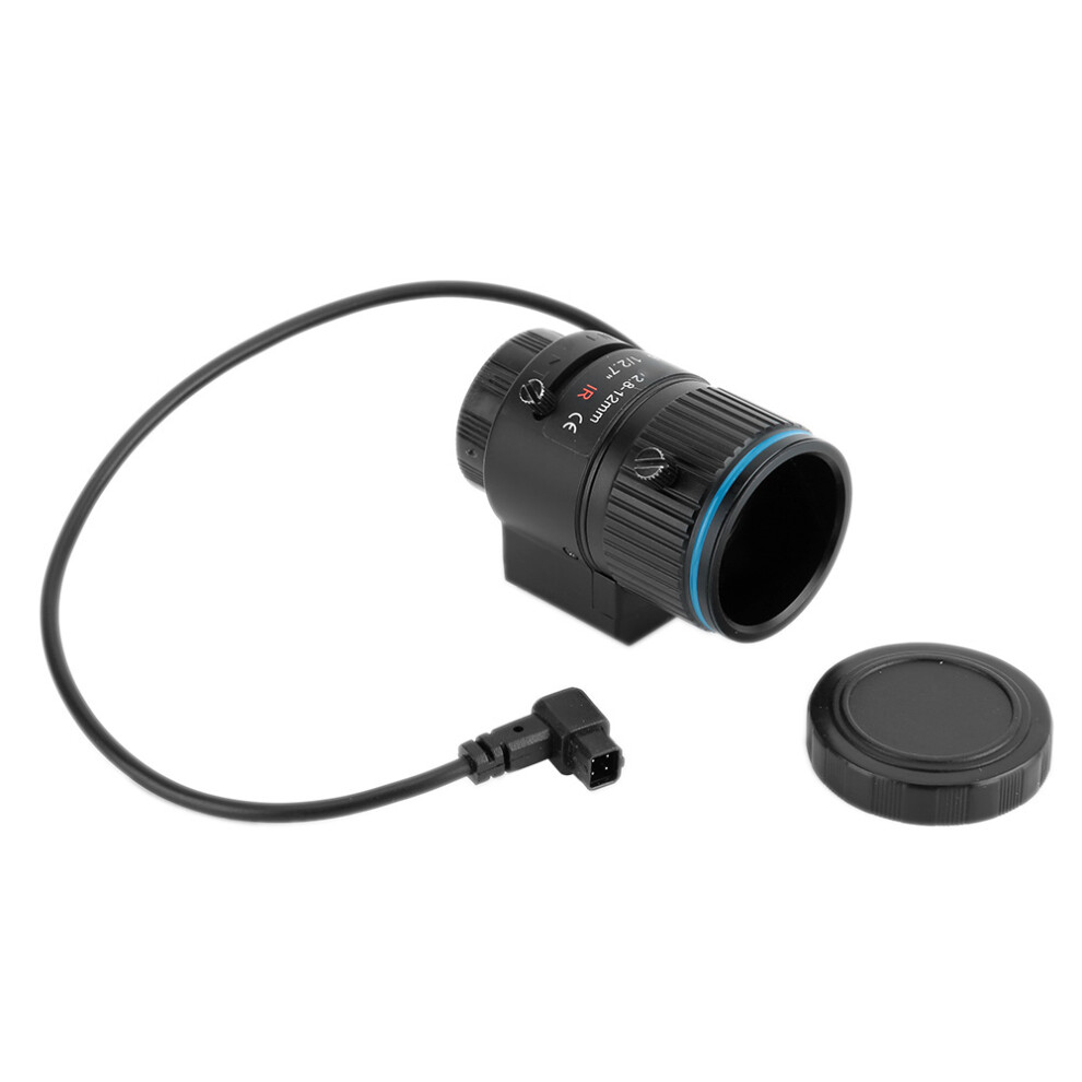 Hd5mp Compatible Manual Focus Lens, Cs Mount Varifocal2.8-12Mm Adjustable Aperture Lens With Low Distortion And Auto Iris Function For Surveillance 9159805482656