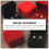 Wedding Ring Case Black Soft Touch Sturdy Material 1 Pc 5