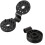 ULTNICE Outdoor2Pcs Μαύρα Πλαστικά Κλιπς για Σκίαστρο για Στερέωση με Δίχτυ Σκίαστρου 4
