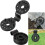 ULTNICE Outdoor2Pcs Μαύρα Πλαστικά Κλιπς για Σκίαστρο για Στερέωση με Δίχτυ Σκίαστρου 6