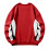 SYMOID Kapuzenpullover für Herren, rot, Colorblocking, Herbst- und Wintermode 3