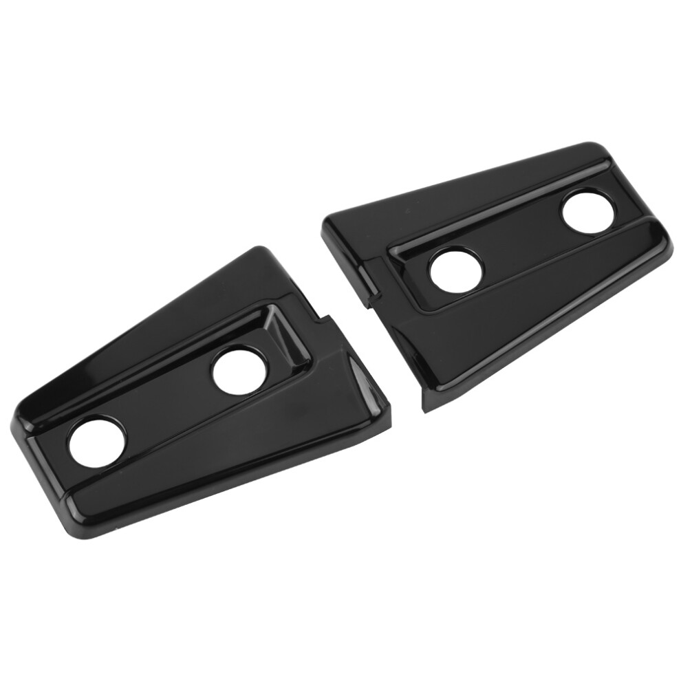 8Pcs Abs Side Door Hinge Cover Trim For Jeep Wrangler Jk 2007-2018 Black 8341393134319