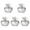 5Stk Schale Mit Deckel Grau Langlebig Für Maniküre Nail Art 4