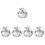 5Stk Schale Mit Deckel Grau Langlebig Für Maniküre Nail Art 7