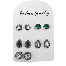 LED Display Touchscreen Crystal Stud Earrings For Women With Voice Assistant And Auto Shut Off Features Waterproof Hypoallergenic Design Suitable For