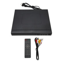 Leitor de DVD com porta USB, controle remoto, tela LCD, varredura progressiva 1080p, livre de região, proteção anti-pulos, HDMI, reprodutor de CD
