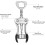 Premium Zinc Alloy Wing Corkscrew, Multifunctional Bottle Opener, compatible with Sharp Wine Corkscrew 2