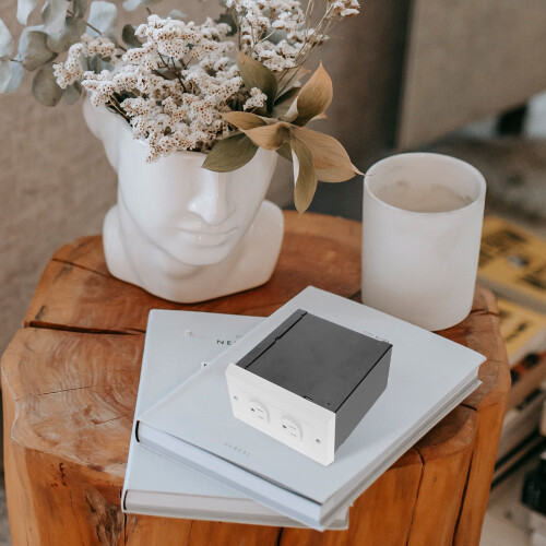 Creative Simulation Socket Key Case Multi-Functional Key Lock Box Hidden Wall Outlet Safe Cash Savings Box Fake Socket Key Case 1