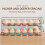 40 Egg Holder for Fridge, 2-Layer Stackable Egg Storage Container, BPA Free Clear Egg Tray Organizer for Refrigerator 5