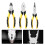 Precision 6inch Long Nosed Pliers with Soft Grip Handle and Wire Cutter 8