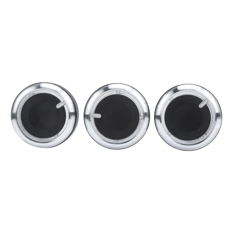 3Pcs Car Ac Switch Knobs For Tacoma Vios 2002Â2014 Compatible Sturdy Plastic 7631391540016