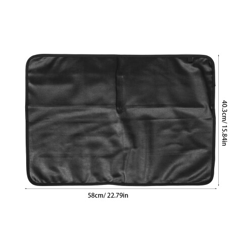 Protective Screen Cover Black Nylon PU Dustproof for Desktop Pc 1