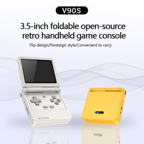 For V90S Open-source Retro Flip Handheld Device Type-C Long Battery Life Lot L3 2