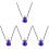 4St Compacte Blauwe Flessenhanger Auto Diffuser Geuraccessoire 3