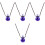 4St Compacte Blauwe Flessenhanger Auto Diffuser Geuraccessoire 4