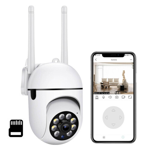 Ring Camera Outdoor Wireless Security Camera – HD Night Vision, Remote Viewing via Phone, Compatible with Ring 1