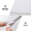 ULTNICE 1 Pc Sock Bag for Washing Machine Polyester White for Delicate Wash 2