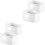 2Sets Transparent Star Candle Boxes Plastic DIY Candle Mold with Wicks 4