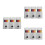 9St Professionele Multifunctionele Gezichtsverf Sticks Voor 4