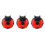 3Sets Multifunctionele Ladybug Scooter Achterlicht Fietslamp 7