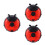 3Sets Multifunctionele Ladybug Scooter Achterlicht Fietslamp 8