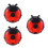 3Sets Multifunctionele Ladybug Scooter Achterlicht Fietslamp 9
