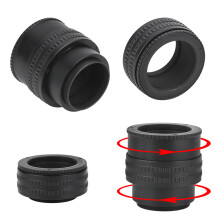 M42-M42 25-55mm verstellbares Helikoid-Makro 5.8x2.9cm Schwarz