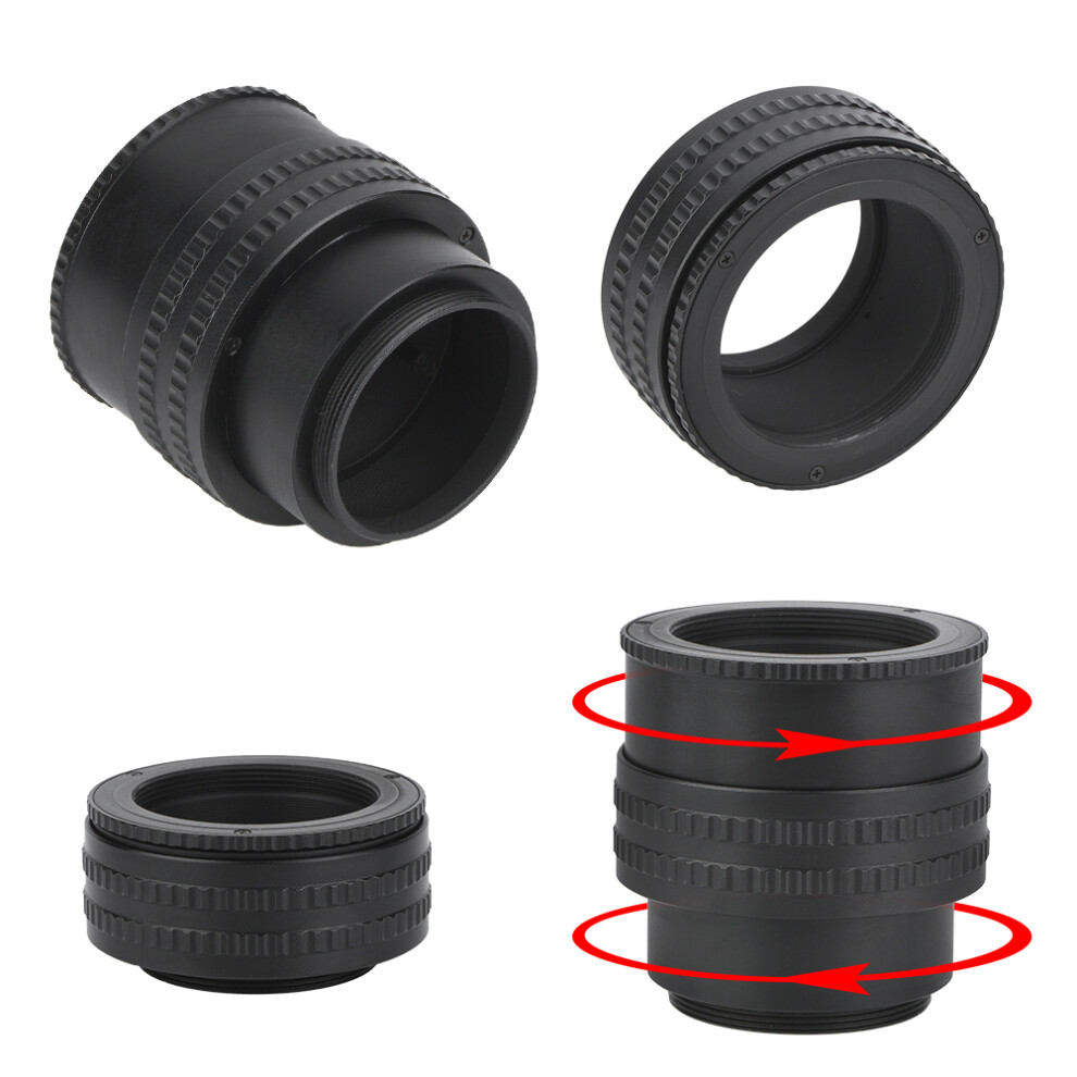 M42 To M42 Adjustable Focusing Helicoid Macro Tube 25-55Mm Black 9331389375078