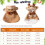 Dog Christmas Cape Coat with D-Ring for Small Pets 5