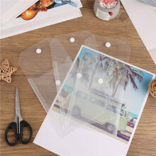 50 Pack Stamp and Die Storage Clear, 4.72x6.69Inch Waterproof Die Storage Envelopes, Resealable and Reusable