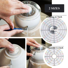 2Pcs Ceramic Pottery Trimming Spinner Tools Rotary Disc Pottery Wheel Trimmer Tool Clay Tools for Potters