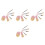 4Sets Roze Make-Up Kwasten Set Mini Voor Met Soft Borstels 5