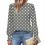 Damebluse med langermet stoff og smock 5