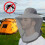 Σκούφος με κουνουπιέρα σε σκούρο γκρι χρώμα για εξωτερική προστασία από τον ήλιο 2