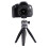 Wireless Remote Shutter Button Adjustable Legs Tabletop Tripod360Degree Rotation Ball Head Extendable Leg Universal Smartphone Adapter for Compact 4