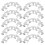 150Pcs High Strength Silver Metal Plates for DIY Medieval Armor 3