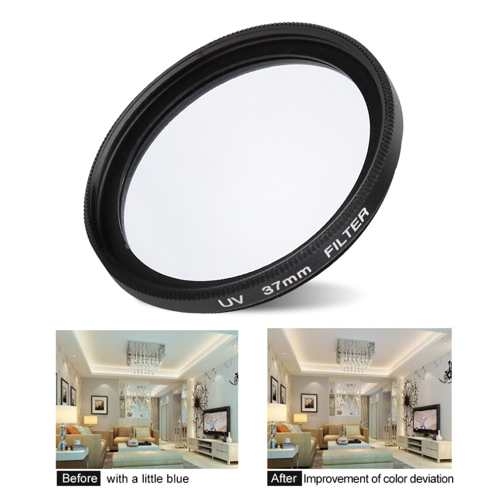 37Mm Uv Filter For Yi Ii 4K Action Cam Blue/Light 7806371661344
