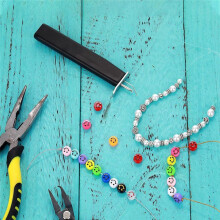 Bead Knotting Tools for Jewelry Making Create Safety Knots for DIY Jewelry Pearl Beading Knotting Tools (Black)