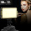 Soft Uniform Lighting Video Light with Diffuser, Adjustable Color Temperature LED Beads for Professional Video Light, Rechargeable Battery Supported 4