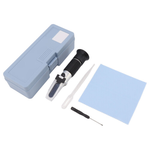 Professional Sugar Testing Instrument With Atc Functionality, Brix Refractometer For Beer Wine Homebrew Kits, Ergonomic Measuring Tool With Wide 1