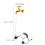 1Set DIY Friendly Golden Plastic Floating Waterfall Fountain Decor 2