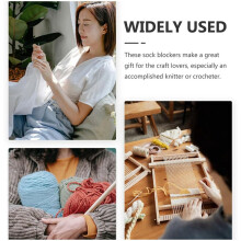 2 StüCk Sockenblocker für Stricken, Acryl, Verstellbares Sockenmodell, Gewebte Socken, Vorlage, Strumpf, PräSentationsform
