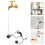 1Set DIY Friendly Golden Plastic Floating Waterfall Fountain Decor 11