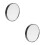 2Pcs Black Compact 5X Magnifying Mirror for Precise Makeup Use 3