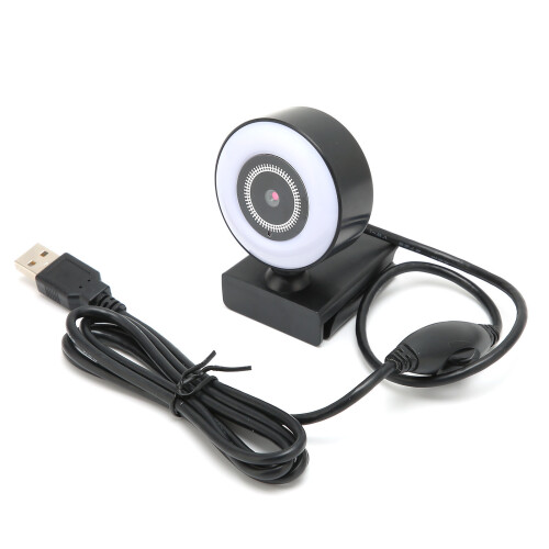Adjustable Brightness Webcam With Fast And Accurate Autofocus Plug And Play Compatibility Full HD Resolution Compact Folding Design 2